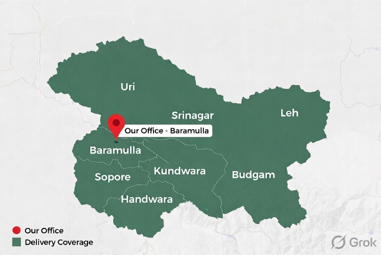 Bhat Traders Service Coverage Map
